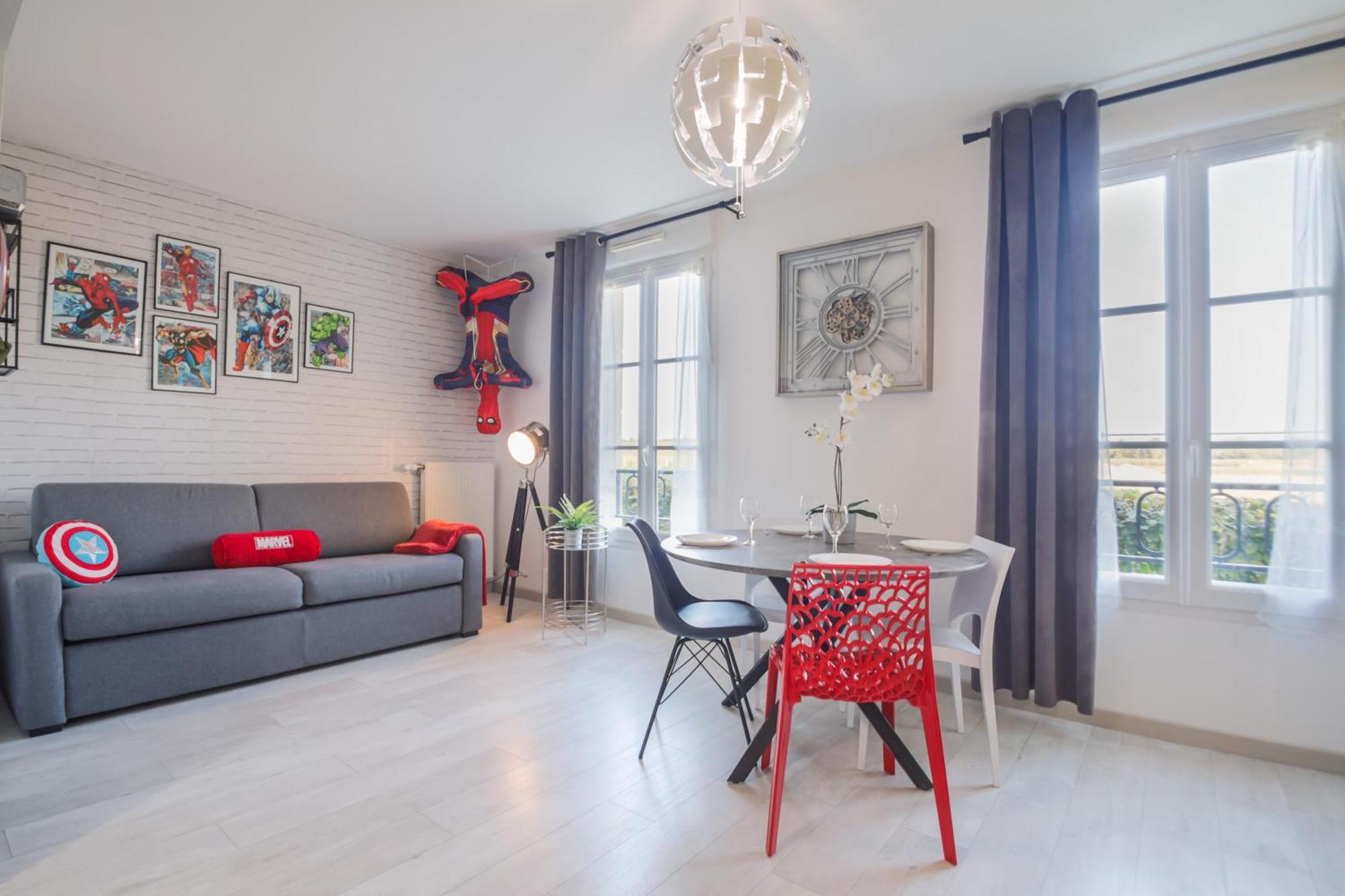 Air-Conditioned Apartment, Walking Distance To Disney - Disney Magical Homes, Paris Serris Kültér fotó